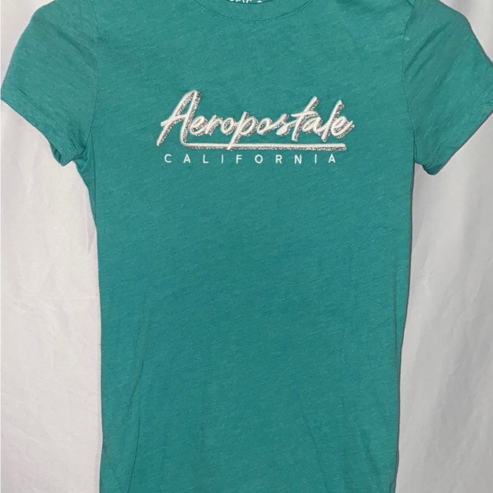 **SOLD** Aeropostale Teal Classic Crewneck Tee